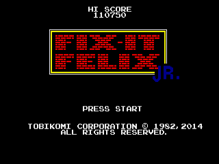 Fix-It Felix, Jr. (Homebrew) — Title screen